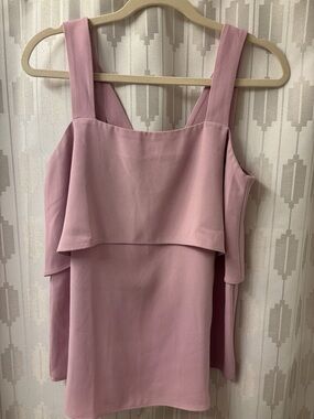 Ann Taylor Dusty Pink Sleeveless Top